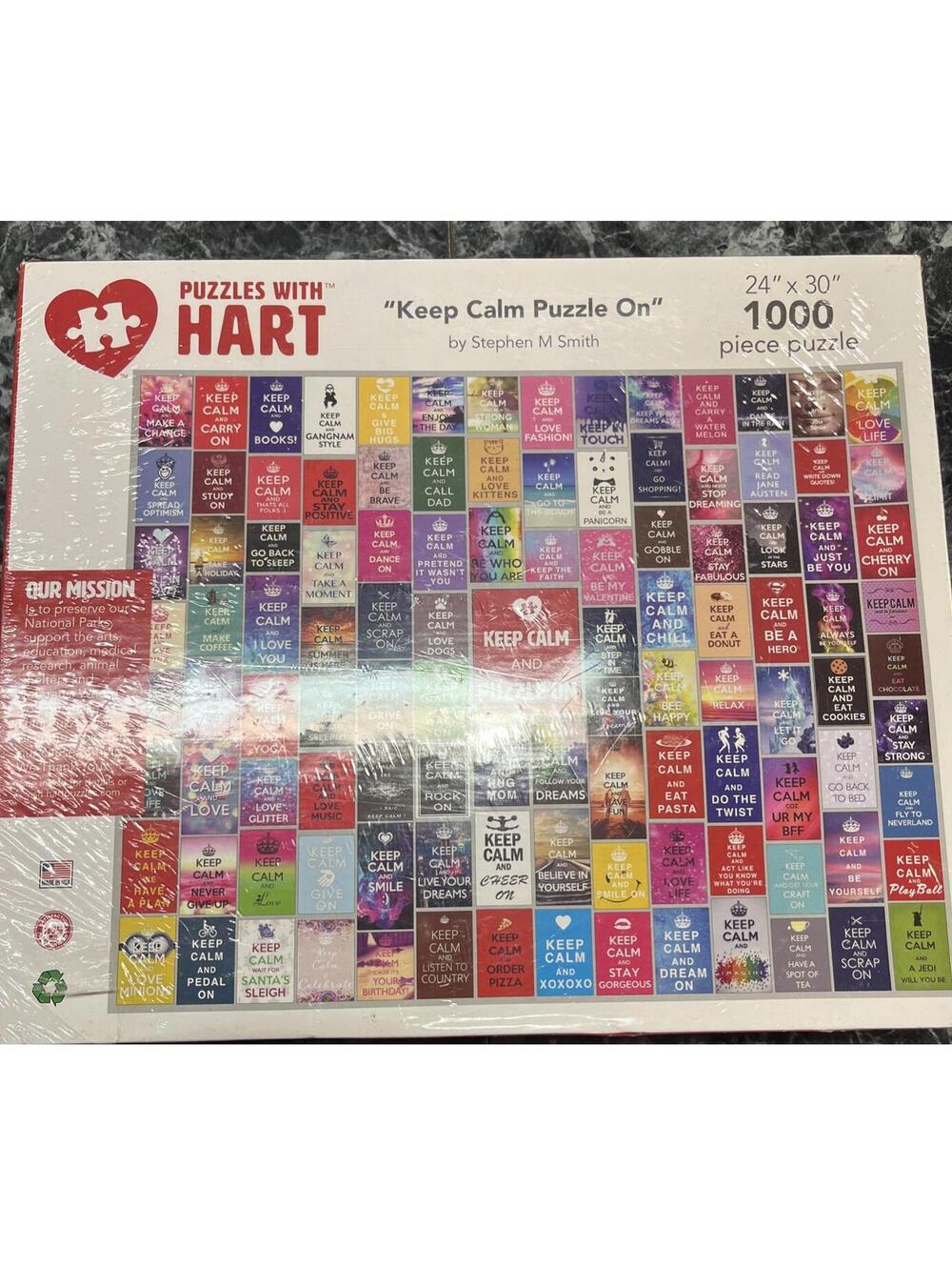 Keep Calm Puzzle On Puzzle by Steve Smith